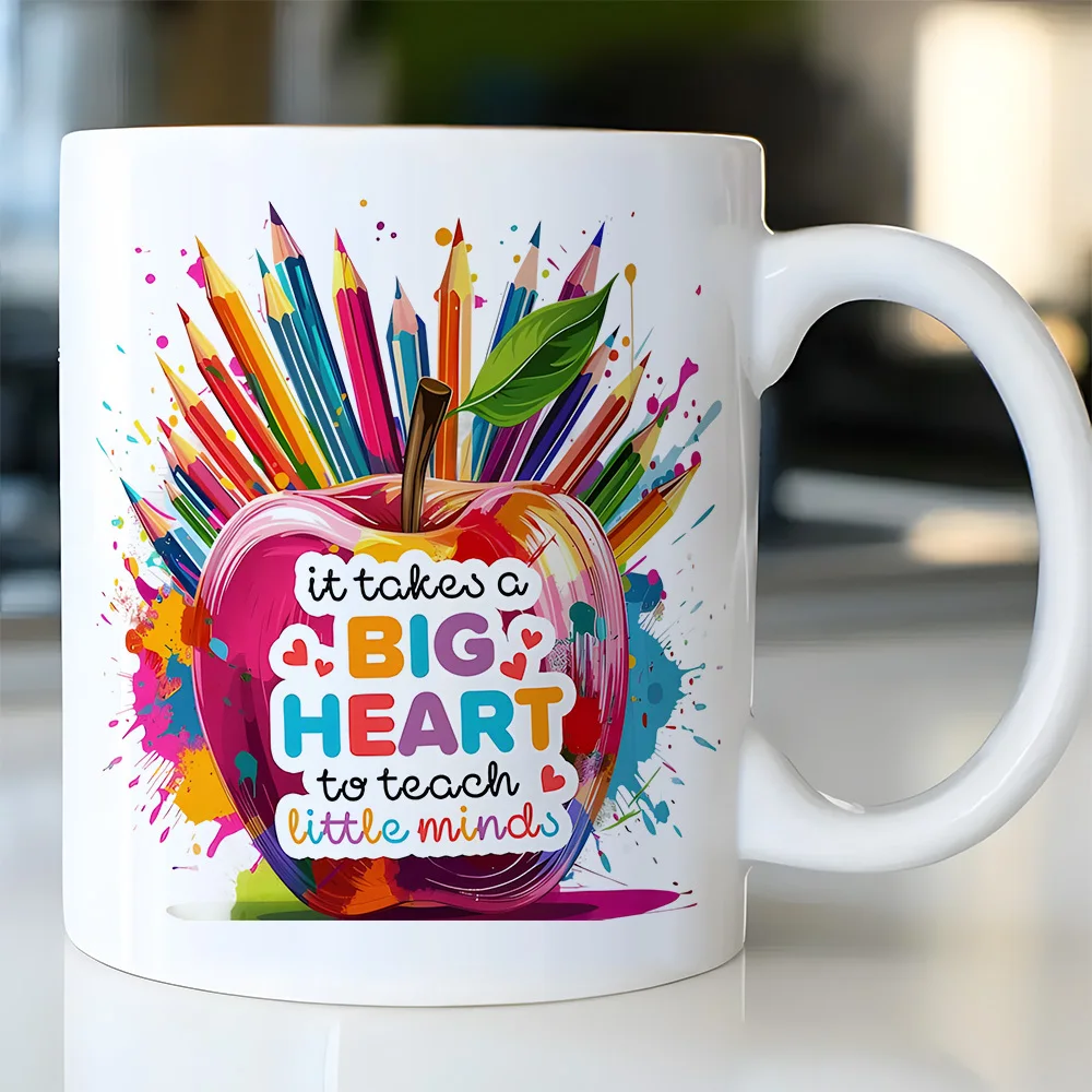 It Takes A Big Heart To Teach Little Minds Mug Wrap Teacher Mug Giftful Gift CupTeacher Day Gift 11oz Mugs Fashion Gifts
It Takes A Big Heart To Teach Little Minds Mug Wrap Teacher Mug Giftful Gift CupTeacher Day Gift 11oz Mugs Fashion Gifts