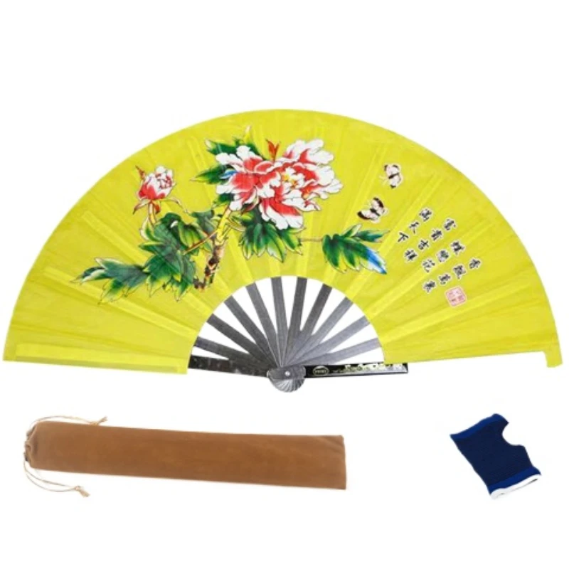 Martial Arts Weapon Stainless Steel Tai Chi Fan Fitness Kung Fu Fan Tai Chi Martial Arts Performance Fan
Martial Arts Weapon Stainless Steel Tai Chi Fan Fitness Kung Fu Fan Tai Chi Martial Arts Performance Fan