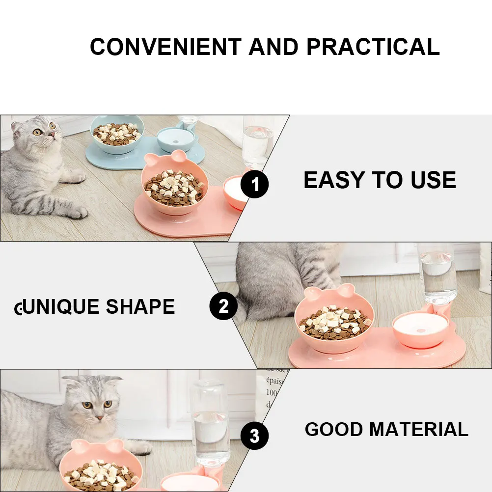 Automatic Cat Bowl Pet Feeding Water Dispenser Durable ABS Split Design Easy Clean Multi Functional Dry Food Snacks Pet Supplies
Automatic Cat Bowl Pet Feeding Water Dispenser Durable ABS Split Design Easy Clean Multi Functional Dry Food Snacks Pet Supplies