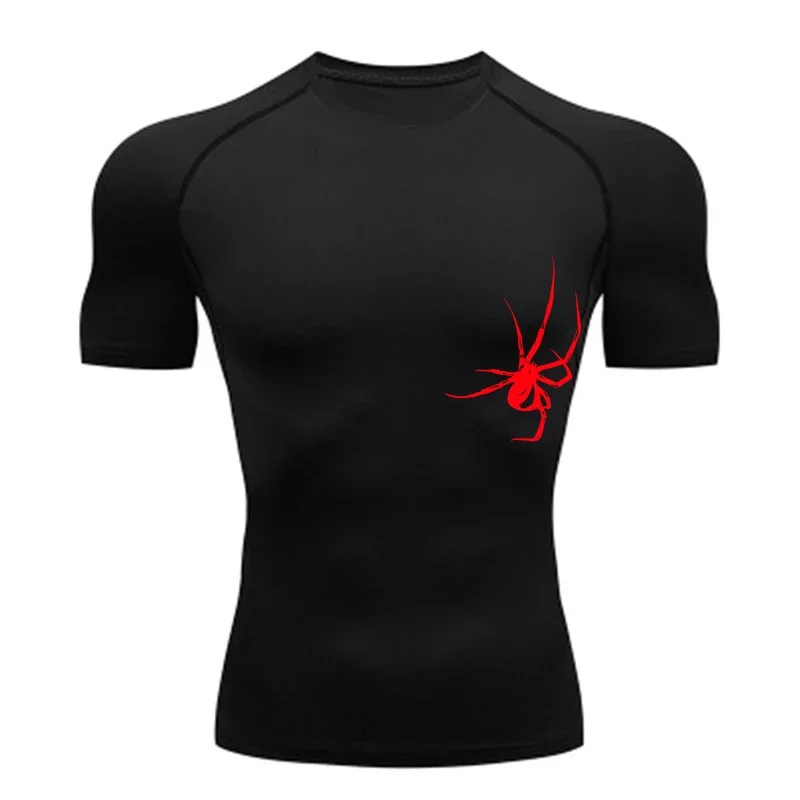 New Running T-Shirt Men Short Sleeve Compression Shirt Gym Sports Top White & Black Quick Dry Breathable MMA Fitness Clothing
New Running T-Shirt Men Short Sleeve Compression Shirt Gym Sports Top White & Black Quick Dry Breathable MMA Fitness Clothing