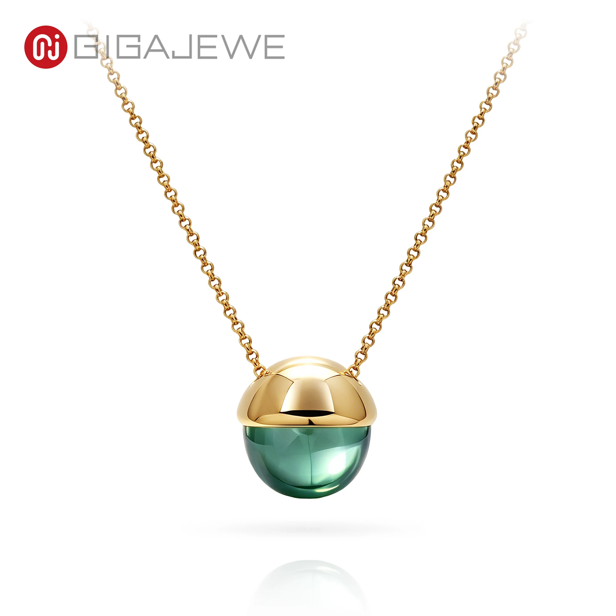 GIGAJEWE Genuine 10ct Blue Moissanite Acorn Pendant 925 Sterling Silver Necklace Acorn Cut Moissanite Charm Birthday Gift
GIGAJEWE Genuine 10ct Blue Moissanite Acorn Pendant 925 Sterling Silver Necklace Acorn Cut Moissanite Charm Birthday Gift