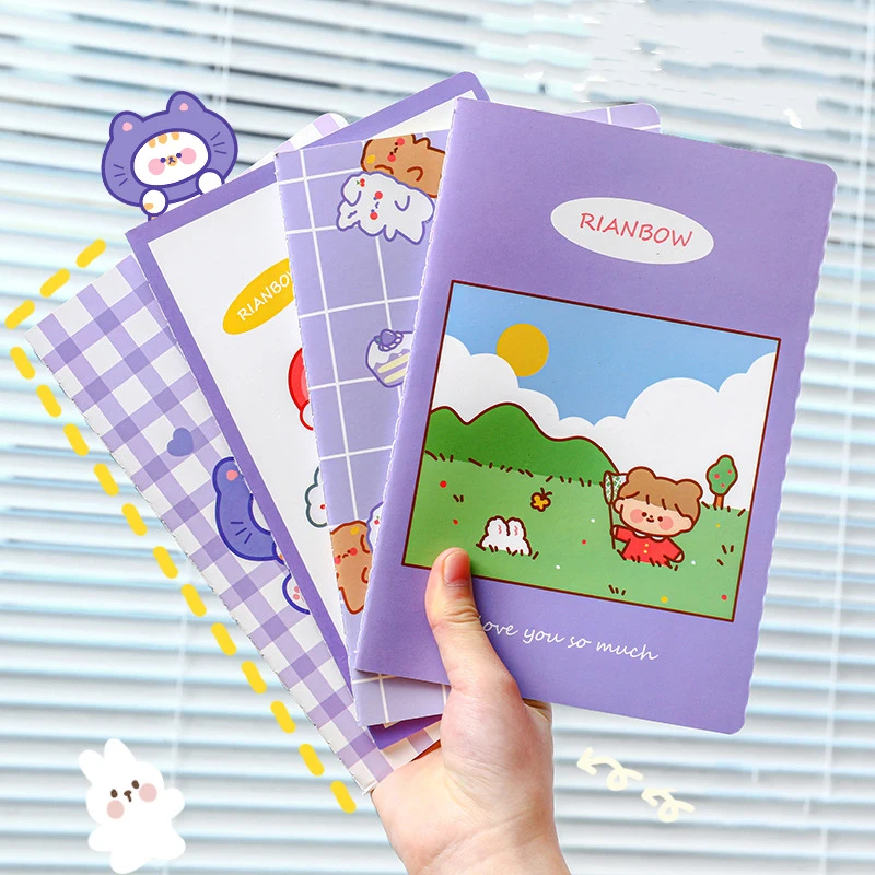 A5 Purple Kawaii Animal Line Book Creative Cartoon Student Notebook School Supplies Notebooks and Journals Stationery Gift
A5 Purple Kawaii Animal Line Book Creative Cartoon Student Notebook School Supplies Notebooks and Journals Stationery Gift