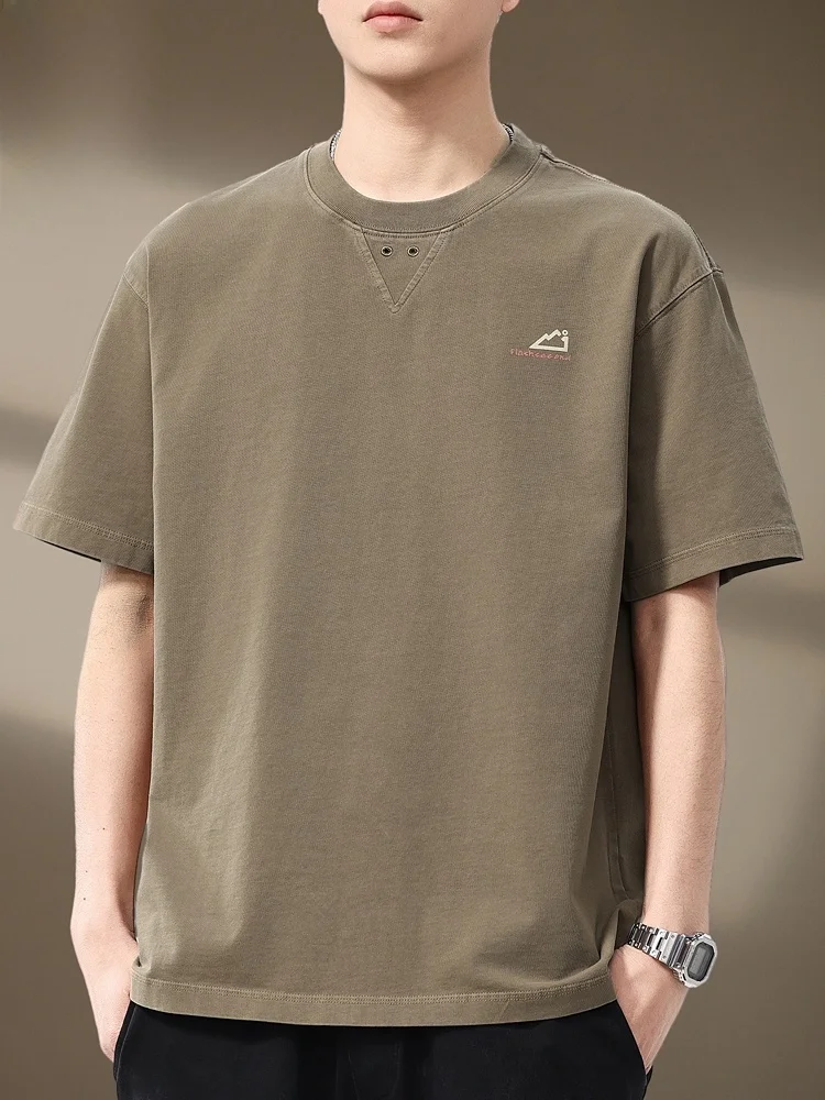 Мужская футболка American Sle с коротким рукавом, повседневный топ, модная летняя футболка в стиле ретро, хлопковая футболка свободного кроя с круглым вырезом
Мужская футболка American Sle с коротким рукавом, повседневный топ, модная летняя футболка в стиле ретро, хлопковая футболка свободного кроя с круглым вырезом