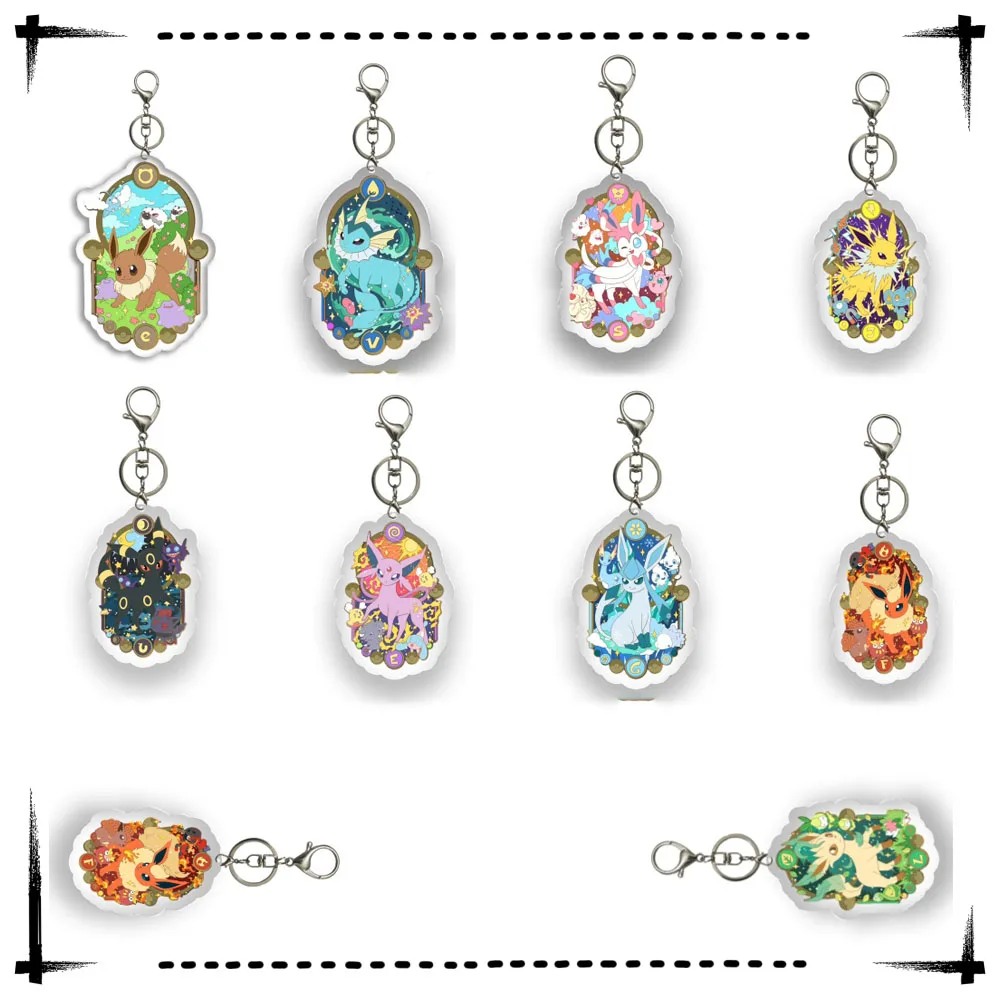 DIY Pokemon Eeveelution Vaporeon Flareon Espeon Umbreon Leafeon Glaceon Sylveon Jolteon Acrylic Keychain Anime Peripherals Gifts
DIY Pokemon Eeveelution Vaporeon Flareon Espeon Umbreon Leafeon Glaceon Sylveon Jolteon Acrylic Keychain Anime Peripherals Gifts