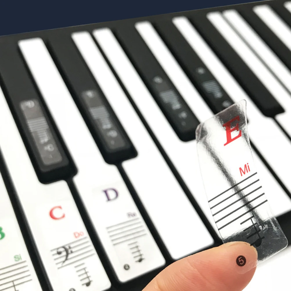 2 Sets Piano Keyboard Stickers 88 61 54 49 Keys Premium Durable Anti-Sweat Wear-Resistant Easy Stick Remove No Residual Adhesive
2 Sets Piano Keyboard Stickers 88 61 54 49 Keys Premium Durable Anti-Sweat Wear-Resistant Easy Stick Remove No Residual Adhesive
