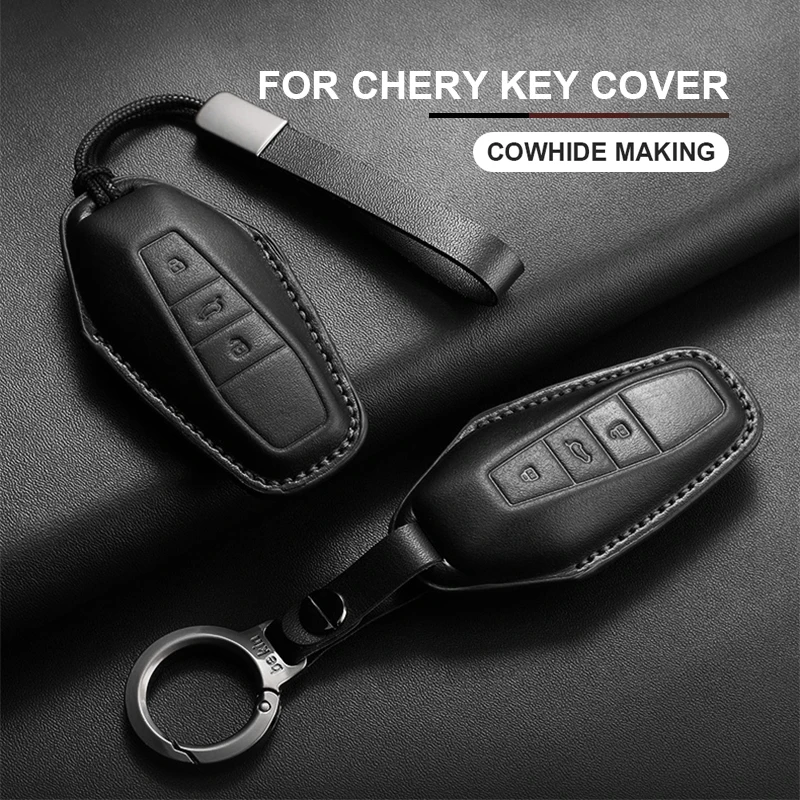 New Leather Car Key Case Cover Shell Fob For Chery Icar 03 Icar03 AIQAR EQ7 EQ5 EQ3 JAECOO J6 J7 J8 Keychain Holder Accessories
New Leather Car Key Case Cover Shell Fob For Chery Icar 03 Icar03 AIQAR EQ7 EQ5 EQ3 JAECOO J6 J7 J8 Keychain Holder Accessories