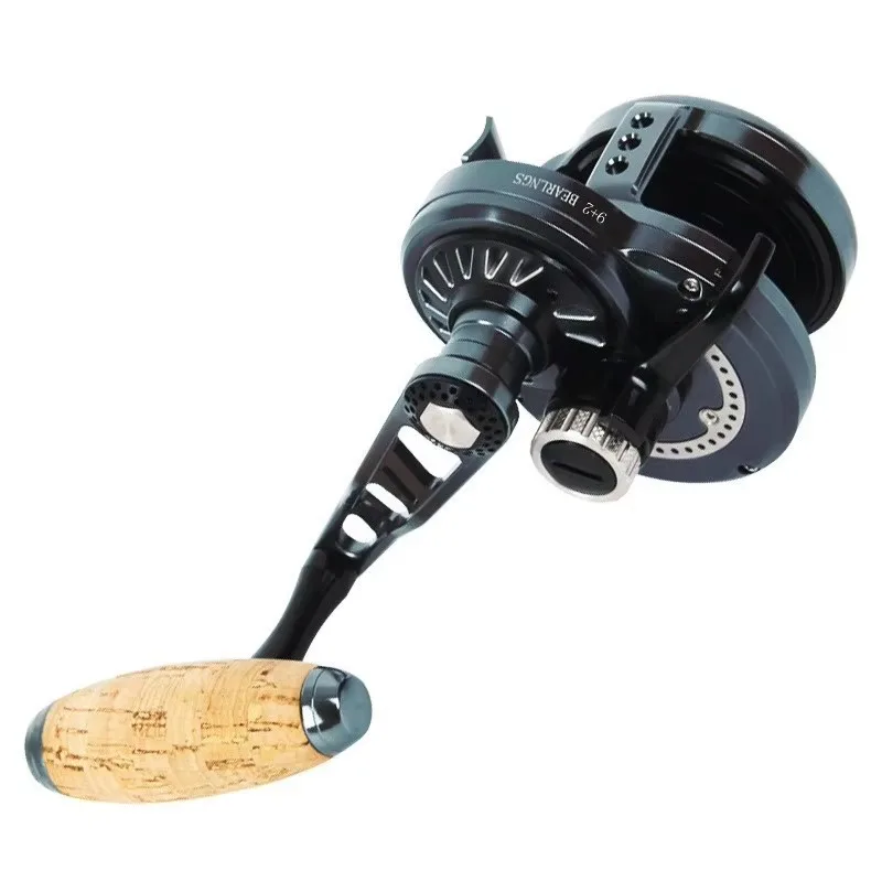6.3:1 Gear Ratio Saltwater Fishing Aluminum Alloy Metal Reels 9+2BB Left Hand Deep Sea Boat Slow Pitch Jigging Reel Drum Reel
6.3:1 Gear Ratio Saltwater Fishing Aluminum Alloy Metal Reels 9+2BB Left Hand Deep Sea Boat Slow Pitch Jigging Reel Drum Reel