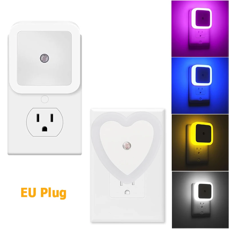 1pcs Wireless LED Night Light Sensor Lighting Mini EU Plug Nightlights Lamp For Children Room Bedroom Decoration Lighting
1pcs Wireless LED Night Light Sensor Lighting Mini EU Plug Nightlights Lamp For Children Room Bedroom Decoration Lighting