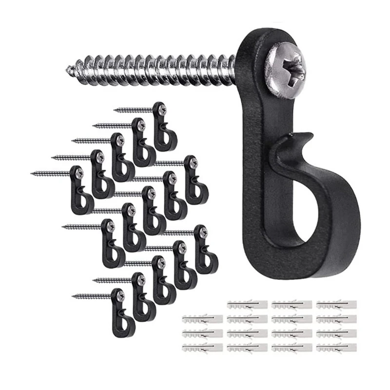 50 Piece Home Christmas Lights Hanger Hooks With Screw For Garage New Year Party Outdoor Easy Release Wire
50 Piece Home Christmas Lights Hanger Hooks With Screw For Garage New Year Party Outdoor Easy Release Wire