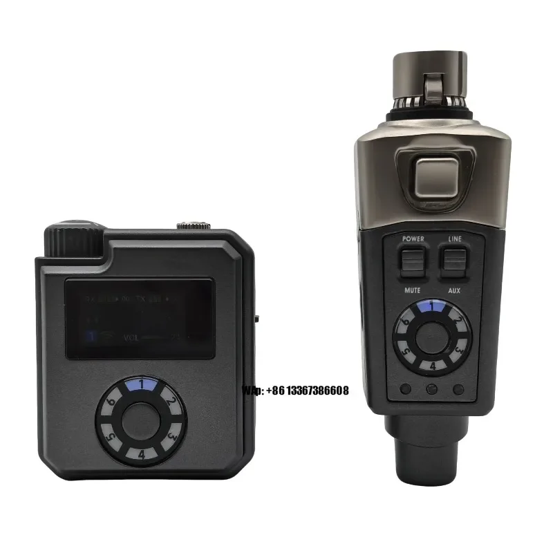 Wireless Audio Microphone Transmitter and Wired Receiver for Amplifying Sound & Music
Wireless Audio Microphone Transmitter and Wired Receiver for Amplifying Sound & Music