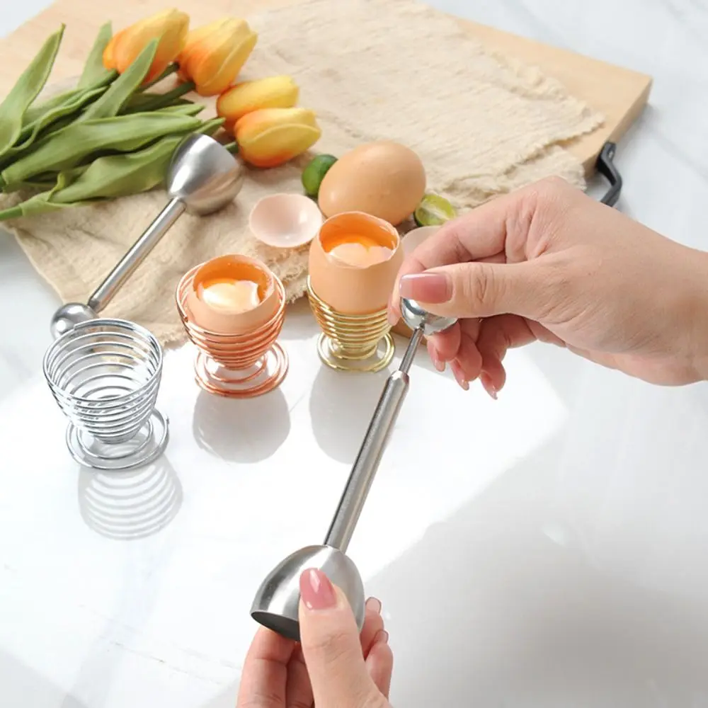 Stainless Steel Egg Shell Opener Practical Multifunction Egg Cups Stand Holders Creative Egg Topper Cutter Boiled Eggs
Stainless Steel Egg Shell Opener Practical Multifunction Egg Cups Stand Holders Creative Egg Topper Cutter Boiled Eggs