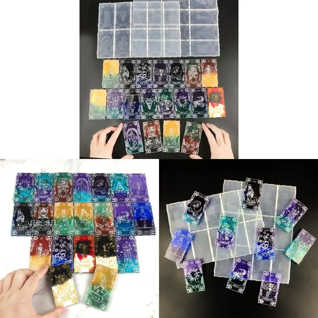 R3MC Playing Game Cards Epoxy Resin Mold Divination Cards Silicone Mould DIY Crafts Jewelry Decoration Casting Tools
R3MC Playing Game Cards Epoxy Resin Mold Divination Cards Silicone Mould DIY Crafts Jewelry Decoration Casting Tools