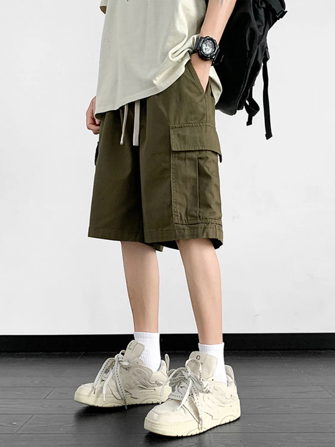 Summer Casual Beach Workwear orts Loose Fit Five-Quarter Length Straight Leg Pure Cotton Mid-Waist Youthful Faion orts
Summer Casual Beach Workwear orts Loose Fit Five-Quarter Length Straight Leg Pure Cotton Mid-Waist Youthful Faion orts