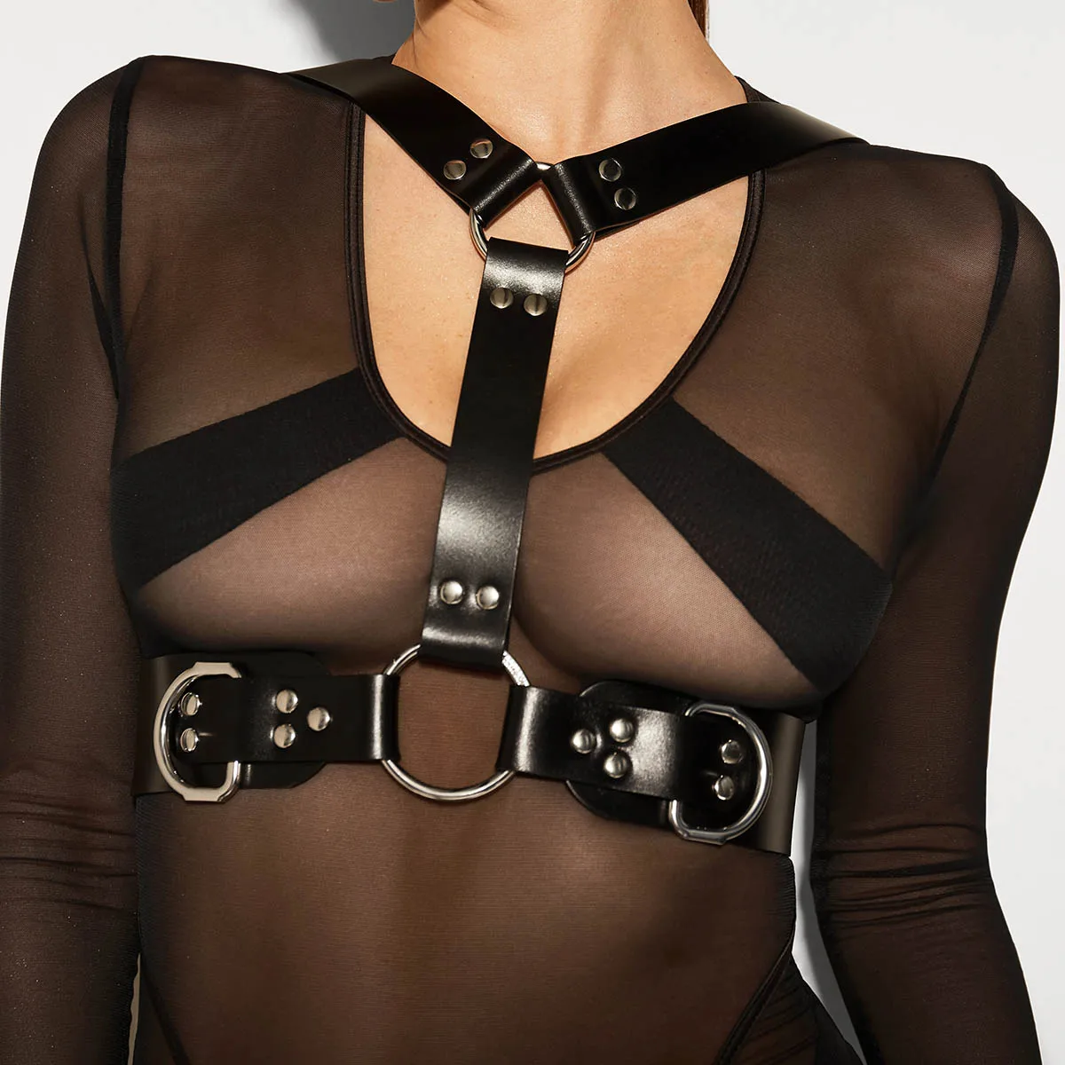 Fullyoung Sexy Body Harness Belt Set Bondage Lingerie Women Punk PU Leather Harness Bra Chest Straps Suspenders Garter Belts
Fullyoung Sexy Body Harness Belt Set Bondage Lingerie Women Punk PU Leather Harness Bra Chest Straps Suspenders Garter Belts