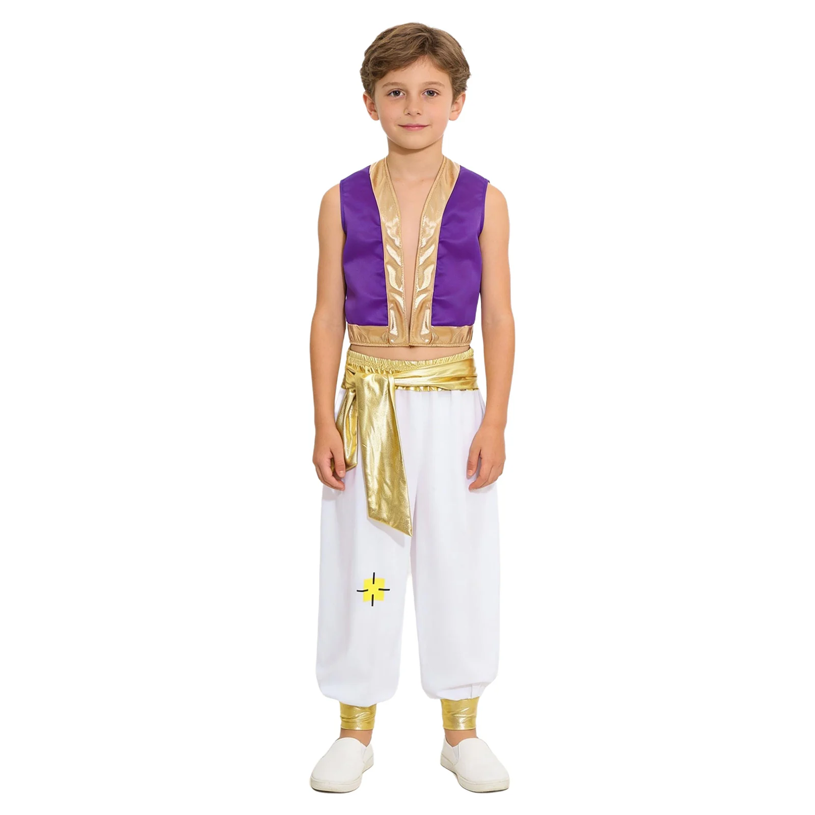 Boys Arab Prince Costume Waistcoat with Harem Pants Carnival Party Costume Masquerade Traditional Halloween Christmas Dress Up
Boys Arab Prince Costume Waistcoat with Harem Pants Carnival Party Costume Masquerade Traditional Halloween Christmas Dress Up