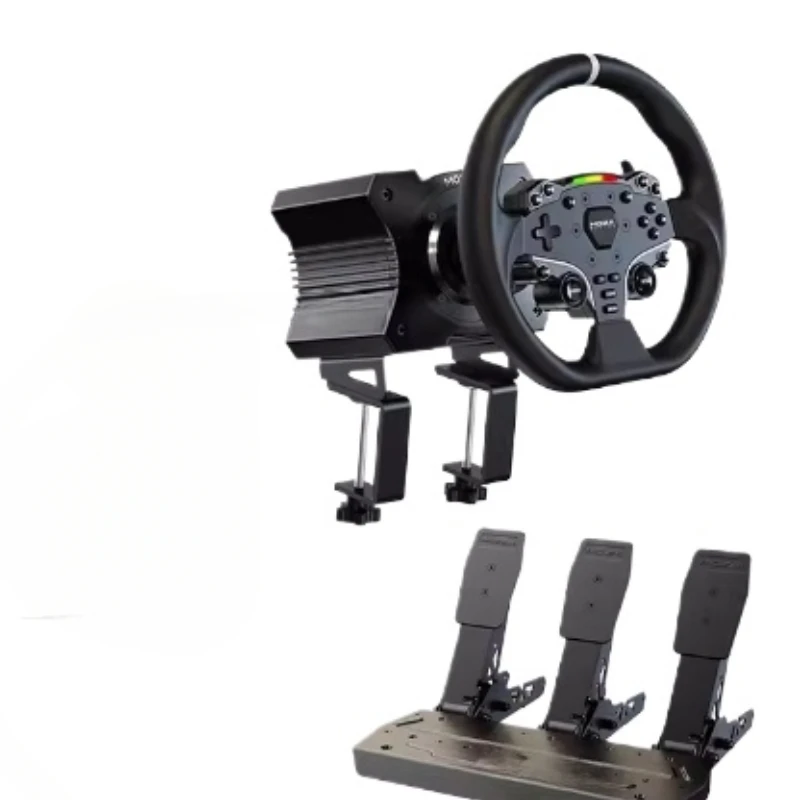 All-in-One PC Gaming Racing Simulator 3PCS Bundle: 5.5Nm Direct Drive Wheel Base,Anti-Slip Pedals and A Desk Clamp
All-in-One PC Gaming Racing Simulator 3PCS Bundle: 5.5Nm Direct Drive Wheel Base,Anti-Slip Pedals and A Desk Clamp