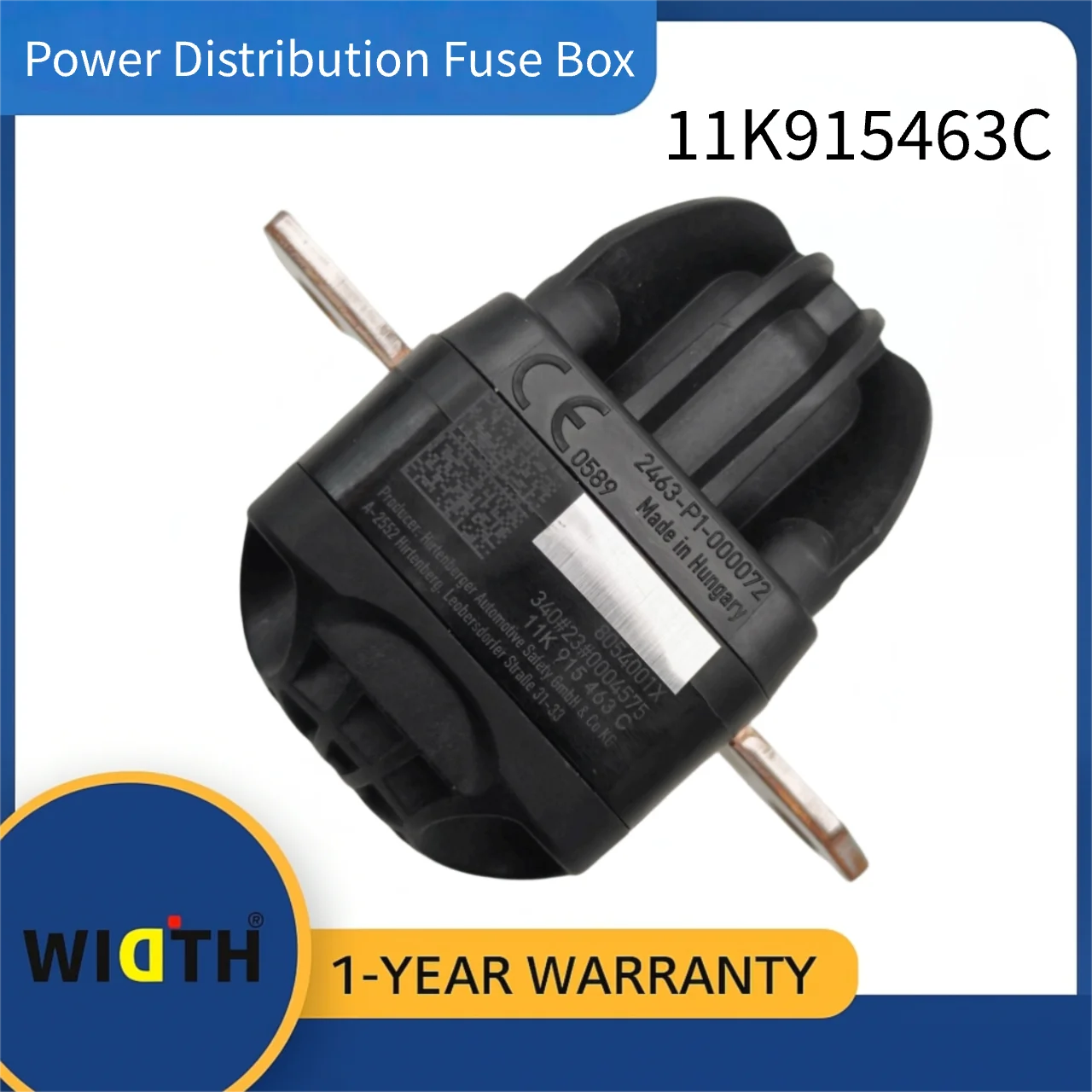 11K915463C Power Distribution Fuse Box for VW EV High Voltage Power Distribution | OE Replacement
11K915463C Power Distribution Fuse Box for VW EV High Voltage Power Distribution | OE Replacement