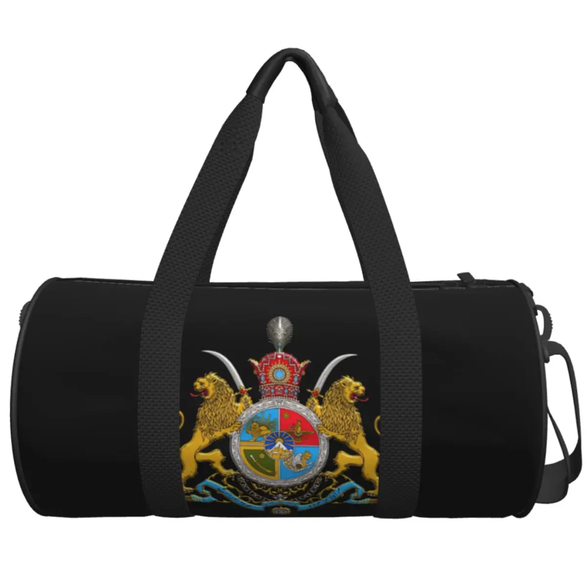 Travel Bag Iranian Imperial Coat Of Arms Of Iran Gym Bag Oxford Sports Bags Large Yoga Printed Handbag Fitness Bag For Couple
Travel Bag Iranian Imperial Coat Of Arms Of Iran Gym Bag Oxford Sports Bags Large Yoga Printed Handbag Fitness Bag For Couple