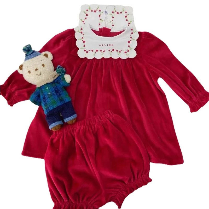 Winter Spanish Children Dress Retro Velvet Girl Dress Sweet Princess Dress Toddler Girl Christmas Outfits Baby Girl Clothing
Winter Spanish Children Dress Retro Velvet Girl Dress Sweet Princess Dress Toddler Girl Christmas Outfits Baby Girl Clothing