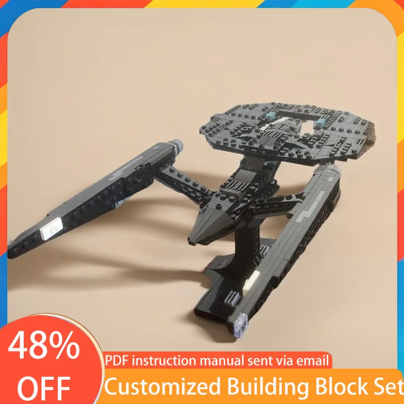 352PCS Star Battle USS Vengeance Model MOC Customize Building Block Brick Technology Educational Asselbly DIY Toy Birthday Gifts
352PCS Star Battle USS Vengeance Model MOC Customize Building Block Brick Technology Educational Asselbly DIY Toy Birthday Gifts