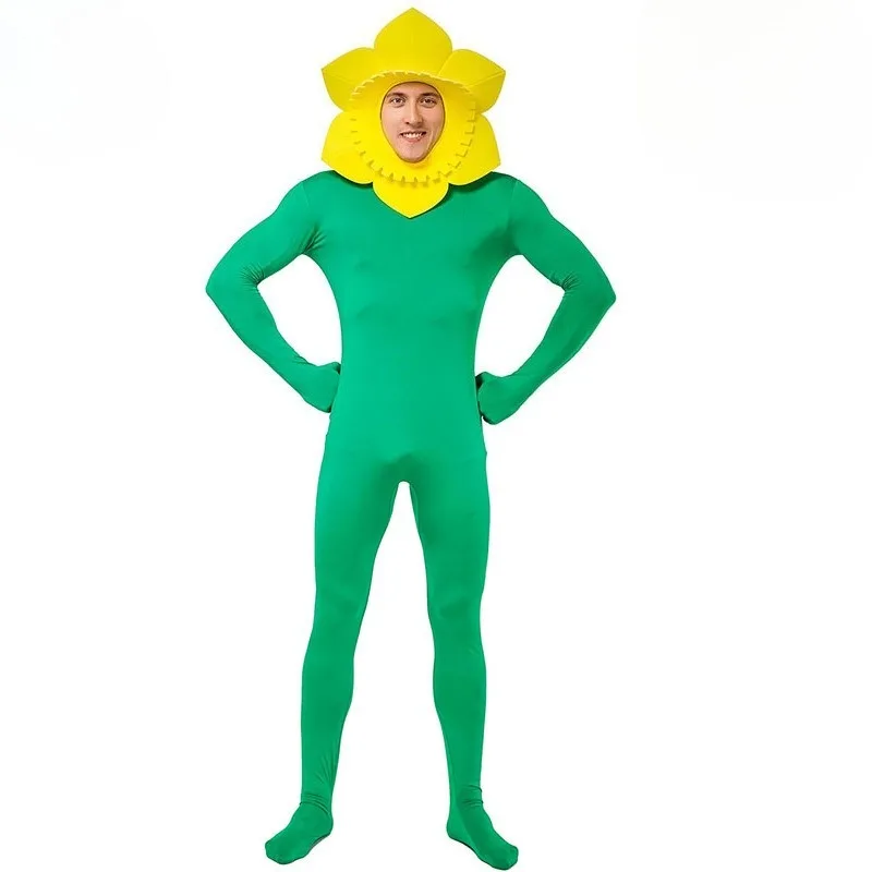 Mens Sunflower Costume Set Funny Carnival Cosplay Outfit for Themed Parties Stage Performance
Mens Sunflower Costume Set Funny Carnival Cosplay Outfit for Themed Parties Stage Performance