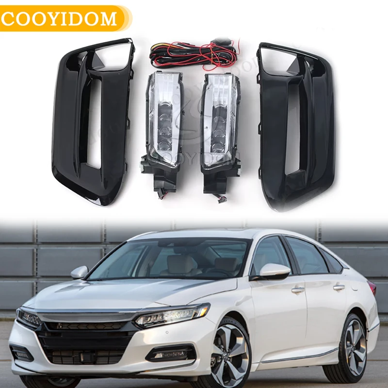 1 комплект для Honda Accord 2018 2019 2020 светодиодный DRL передний бампер противотуманные фары модернизированные динамические фары дневного света автомобильные аксессуары
1 комплект для Honda Accord 2018 2019 2020 светодиодный DRL передний бампер противотуманные фары модернизированные динамические фары дневного света автомобильные аксессуары