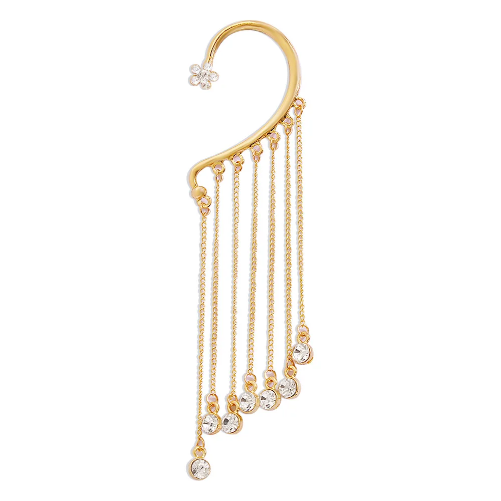 Creative fringed earrings Fashion temperament Diamond-encrusted alloy earrings Personalized earrings
Creative fringed earrings Fashion temperament Diamond-encrusted alloy earrings Personalized earrings