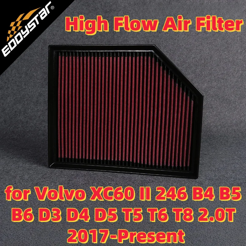 Спортивный воздушный фильтр с высоким расходом для Volvo XC60 II 246 B4 B5 B6 D3 D4 D5 T5 T6 T8 2.0T 2017-Present моющиеся гоночные впускные фильтры 
Спортивный воздушный фильтр с высоким расходом для Volvo XC60 II 246 B4 B5 B6 D3 D4 D5 T5 T6 T8 2.0T 2017-Present моющиеся гоночные впускные фильтры