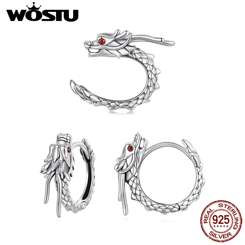 WOSTU винтажные серьги-кольца из стерлингового серебра 925 пробы с драконом для женщин, счастливые готические зажимы для ушей с драконом в виде животных, вечерние, панк, хип-хоп, подарок
WOSTU винтажные серьги-кольца из стерлингового серебра 925 пробы с драконом для женщин, счастливые готические зажимы для ушей с драконом в виде животных, вечерние, панк, хип-хоп, подарок