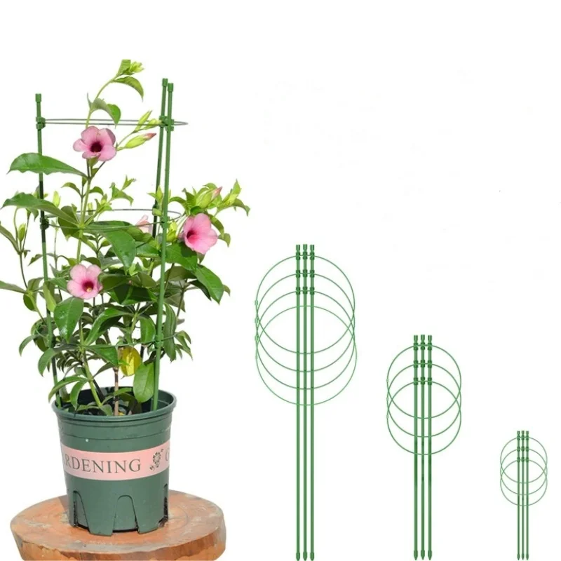 Plastic Flower Stand Rings Green Garden Supplies Decorative Trellis Bracket Climbing Vine Rack Potted Support Frame Tomato Cage
Plastic Flower Stand Rings Green Garden Supplies Decorative Trellis Bracket Climbing Vine Rack Potted Support Frame Tomato Cage