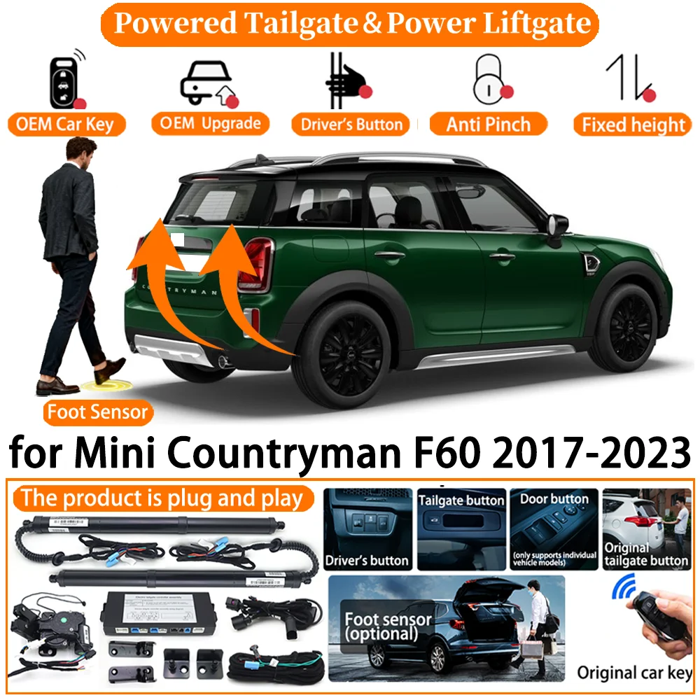 Car OEM Smart Powered Tailgate system for Mini Countryman F60 2017-2023 Automatic Electric Power Tailgate Tail Gate Lift kit
Car OEM Smart Powered Tailgate system for Mini Countryman F60 2017-2023 Automatic Electric Power Tailgate Tail Gate Lift kit