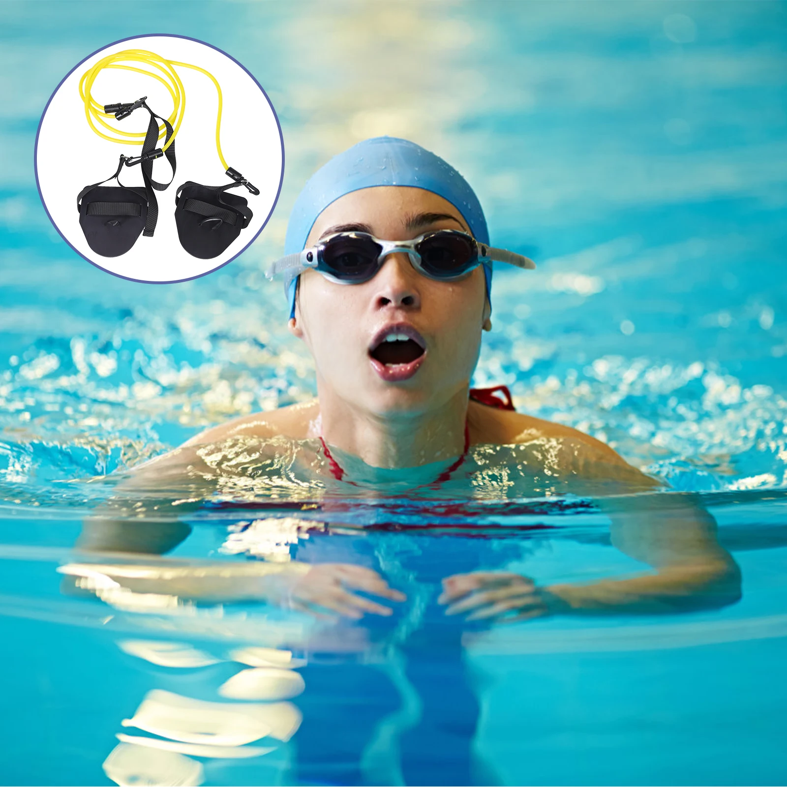 Adjustable Resistance Band Belt for Swimming Training PP Material Sports Cord Swim Tether Bungee Rope Fitness Exercise Pool Home
Adjustable Resistance Band Belt for Swimming Training PP Material Sports Cord Swim Tether Bungee Rope Fitness Exercise Pool Home