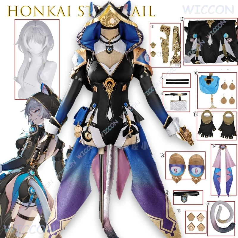 Honkai Star Rail Cipher Ophiuchus Twelve Titan Official Cosplay Costume Game Character Anime Convention Style Double Penetration
Honkai Star Rail Cipher Ophiuchus Twelve Titan Official Cosplay Costume Game Character Anime Convention Style Double Penetration