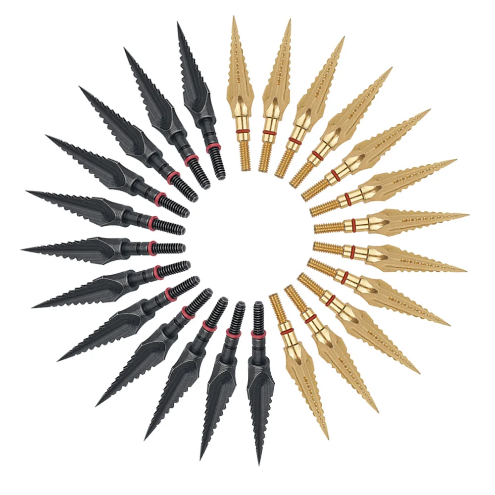 Toparchery 6/12/24pcs 125grain 37mm Carbon Steel Arrow Tips for Recurve/compound Bow Outdoor Hunting Sports Shooting Accessories
Toparchery 6/12/24pcs 125grain 37mm Carbon Steel Arrow Tips for Recurve/compound Bow Outdoor Hunting Sports Shooting Accessories
