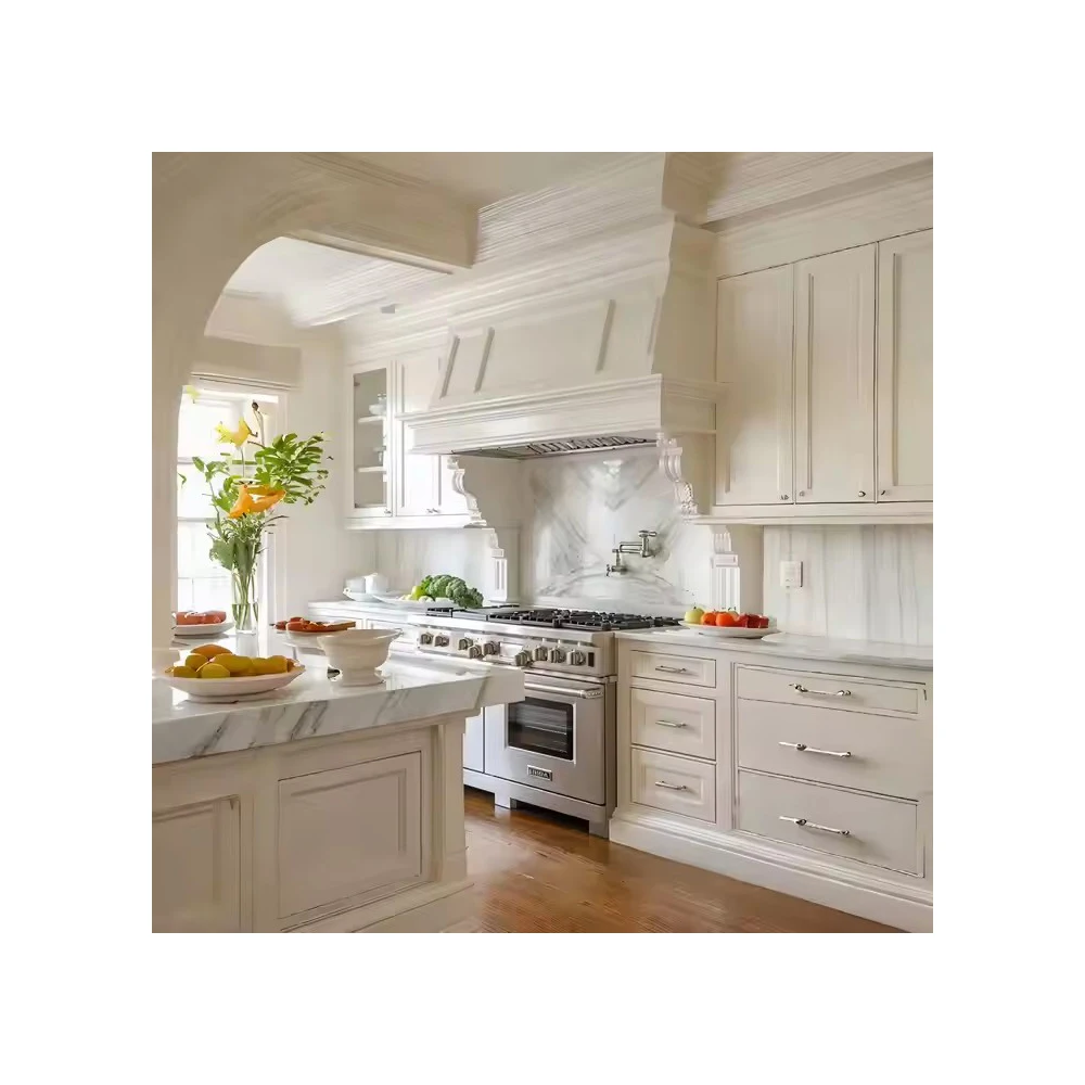 Vermont Embedded Design Carved Decorative European Classical Modern White Kitchen Cabinet Double-lacquered Shaker Door Kitchen
Vermont Embedded Design Carved Decorative European Classical Modern White Kitchen Cabinet Double-lacquered Shaker Door Kitchen
