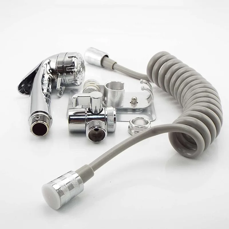 Shower Head Hose Connector Douche Kit Copper Valve Bathroom Spray Bidet Jet Tap Holder Hose Home Hotel Bathroom Sprayer F2
Shower Head Hose Connector Douche Kit Copper Valve Bathroom Spray Bidet Jet Tap Holder Hose Home Hotel Bathroom Sprayer F2