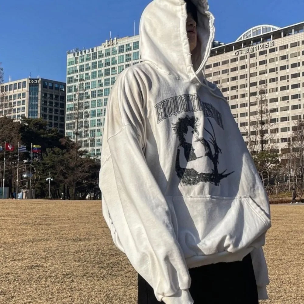 NIGO Men's High-street Hip-hop American Edward Scissorhands Printed Do-over Hooded Sweatshirt Couple Models Autumn #NGTOP11578
NIGO Men's High-street Hip-hop American Edward Scissorhands Printed Do-over Hooded Sweatshirt Couple Models Autumn #NGTOP11578