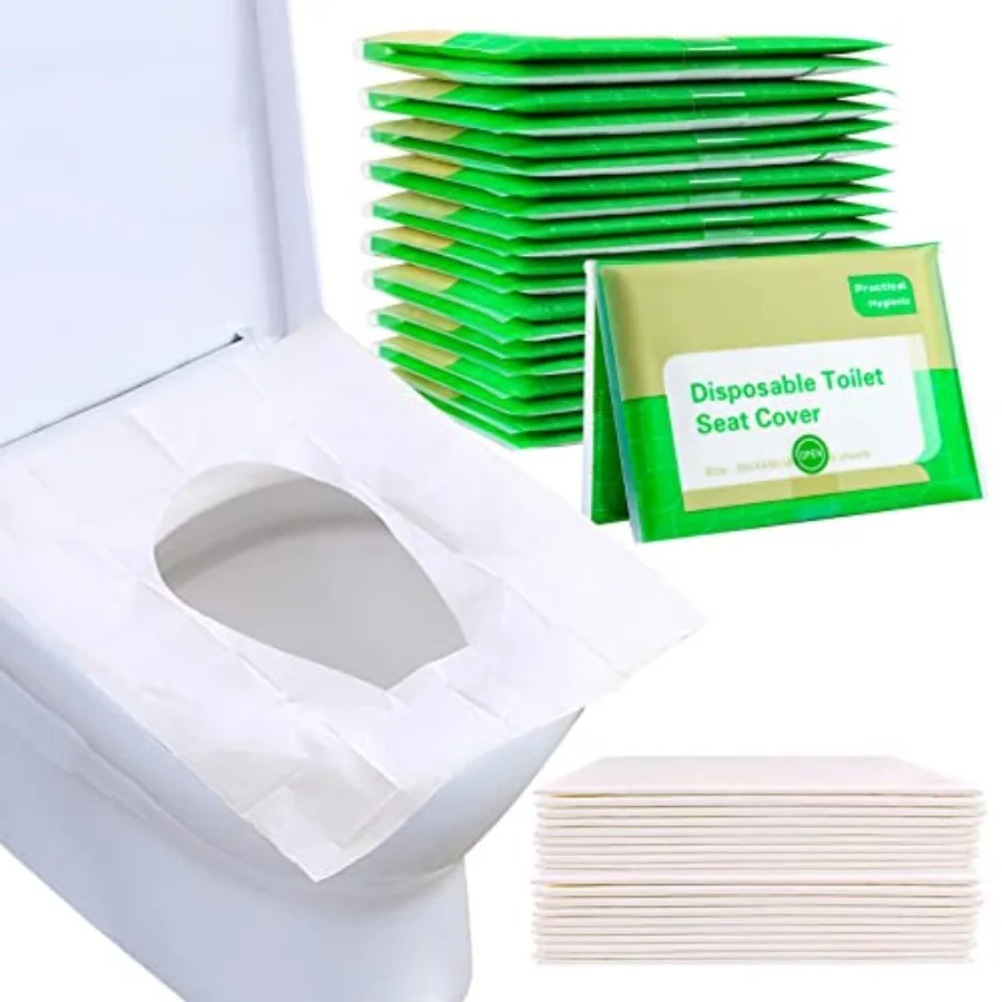 Toilet Seat Covers Disposable, 110pcs Flushable Travel Disposable Toilet Seat Covers for Adults Potty Training, Travel Essentia
Toilet Seat Covers Disposable, 110pcs Flushable Travel Disposable Toilet Seat Covers for Adults Potty Training, Travel Essentia