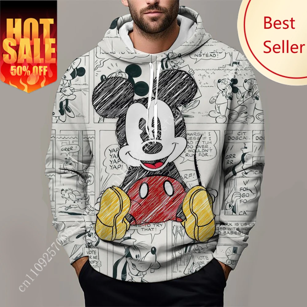 Male Sweatshirts Pocket Mickey Mouse Line Pop Cartoon Print Long Sleeve Clothing Popular Streetwear Men Hoodies Autumn Winter
Male Sweatshirts Pocket Mickey Mouse Line Pop Cartoon Print Long Sleeve Clothing Popular Streetwear Men Hoodies Autumn Winter