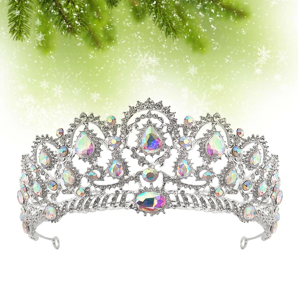 Colorful Crystals Crown Rhinestone Hair Hoop Bridal Wedding Headdresses Tiara For Bride Hairstyle Accessories Women
Colorful Crystals Crown Rhinestone Hair Hoop Bridal Wedding Headdresses Tiara For Bride Hairstyle Accessories Women