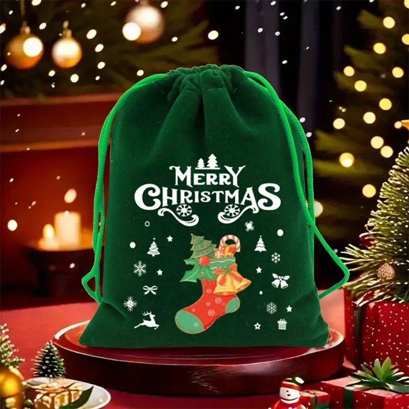 Christmas Gift Bags,Fuzzy Drawstring Bags 12Pcs,Fluffy Xmas Party Favor Packaging,Santa Snowman Print for Holiday Wedding Gifts 
Christmas Gift Bags,Fuzzy Drawstring Bags 12Pcs,Fluffy Xmas Party Favor Packaging,Santa Snowman Print for Holiday Wedding Gifts