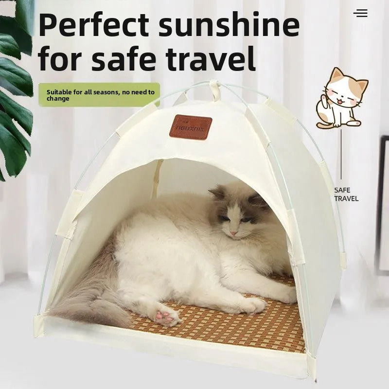 Outdoor Pet Tent House Detachable Washable Semi-Closed Medium Small Dog House Shelter Summer Season Nest
Outdoor Pet Tent House Detachable Washable Semi-Closed Medium Small Dog House Shelter Summer Season Nest