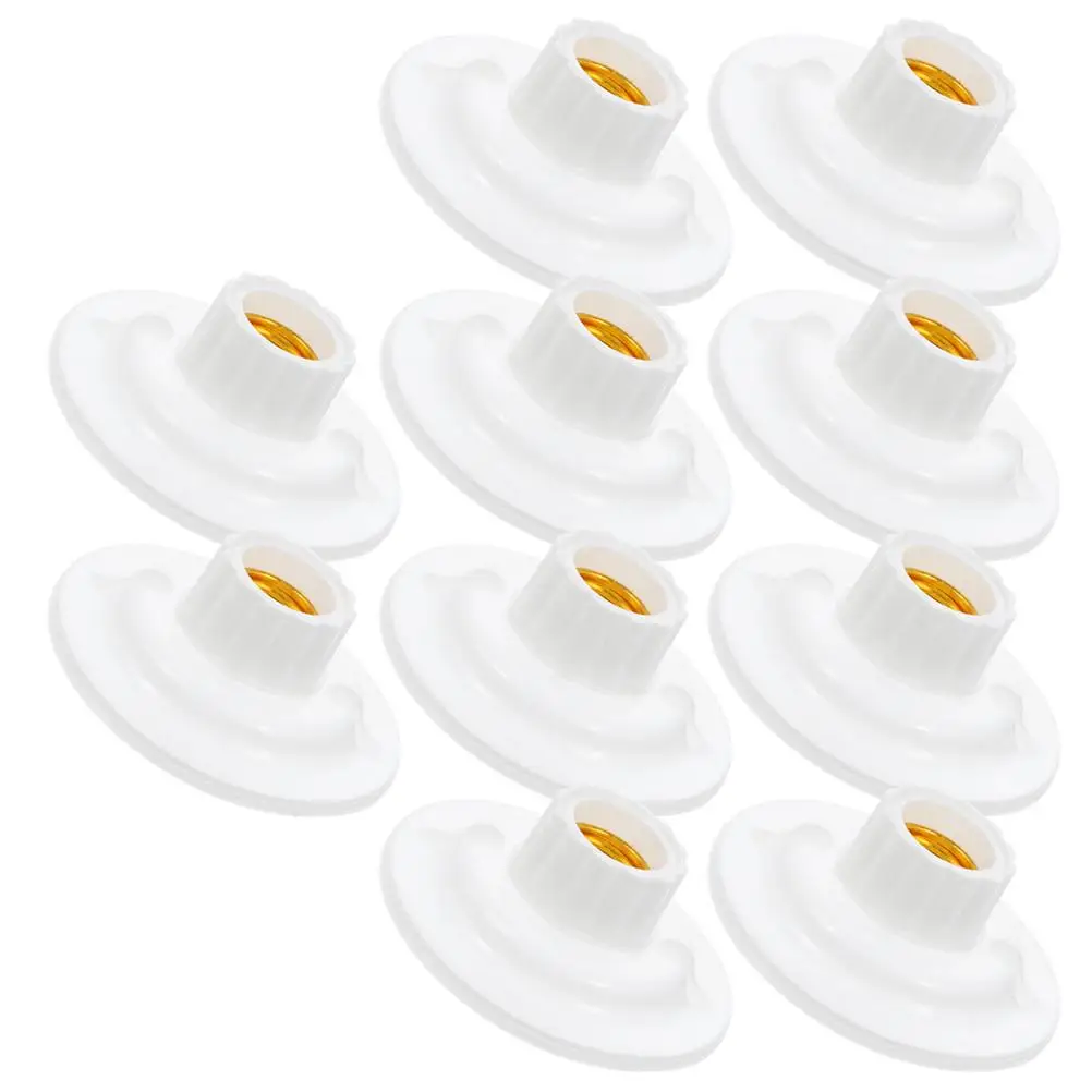 12PCS E27 Lamp Holder Plastic Flame Retardant Socket Bulb Base Screw Light Fixture Accessories Easy Installation
12PCS E27 Lamp Holder Plastic Flame Retardant Socket Bulb Base Screw Light Fixture Accessories Easy Installation
