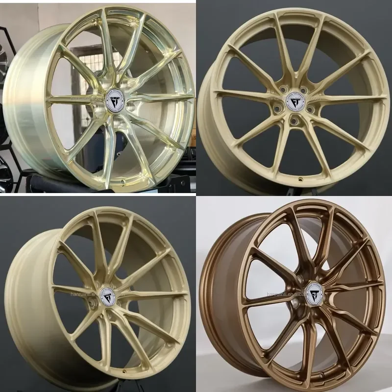 i New custom Aluminum Gold Forged Wheels 20/21 Inch Five Spoke 5x130/112 for 992 GT3 718 Spyder 991.2 Turbo S
i New custom Aluminum Gold Forged Wheels 20/21 Inch Five Spoke 5x130/112 for 992 GT3 718 Spyder 991.2 Turbo S