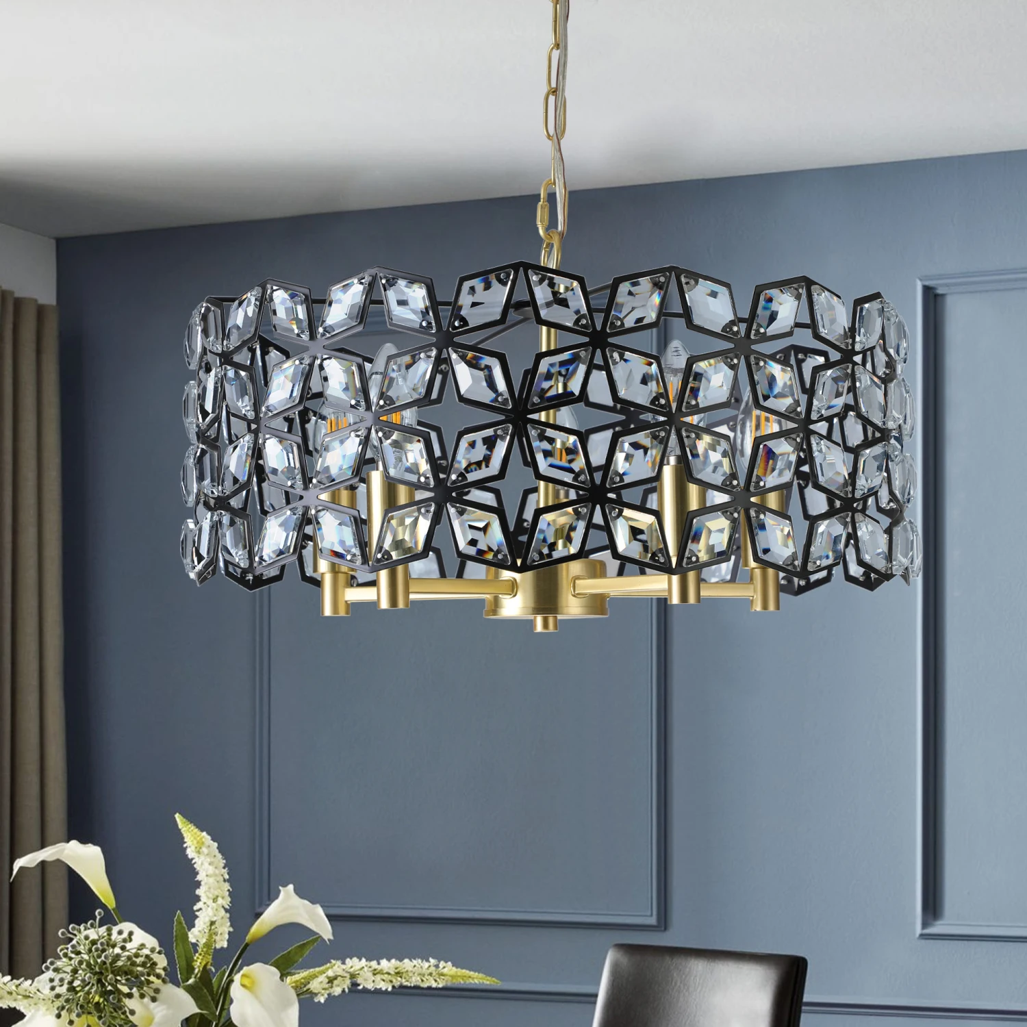 Modern Crystal Chandelier for Living-Room Round Cristal Lamp Luxury Home Decor Light Fixture
Modern Crystal Chandelier for Living-Room Round Cristal Lamp Luxury Home Decor Light Fixture