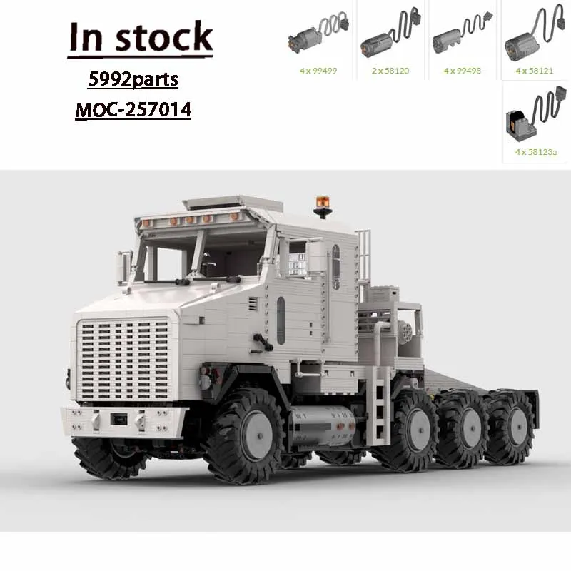 MOC-257014White New Military Transport Truck Building Block Model5992Parts,Birthday and Christmas Toy Gift for Boys and Children
MOC-257014White New Military Transport Truck Building Block Model5992Parts,Birthday and Christmas Toy Gift for Boys and Children