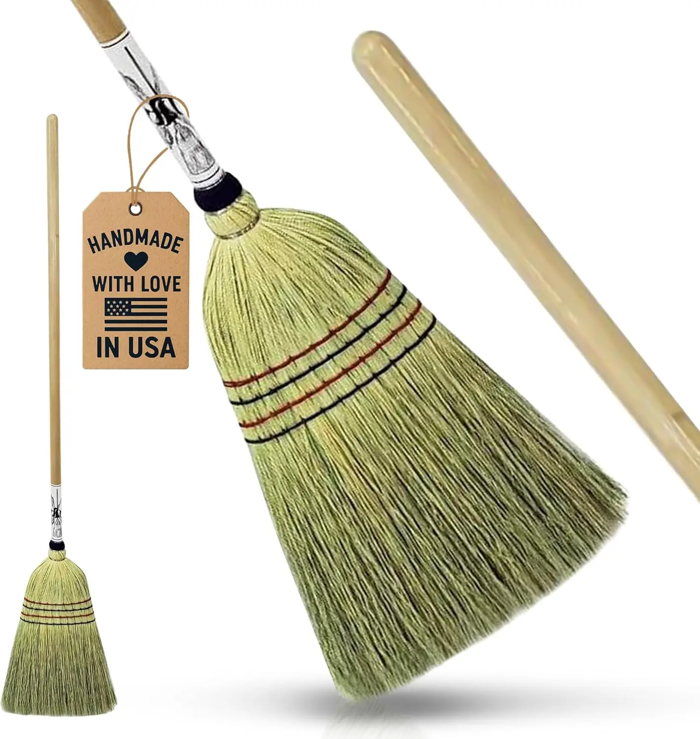 Heavy Duty Corn Broom with Wooden Handle – 57" for Indoor & Outdoor Sweeping
Heavy Duty Corn Broom with Wooden Handle – 57" for Indoor & Outdoor Sweeping