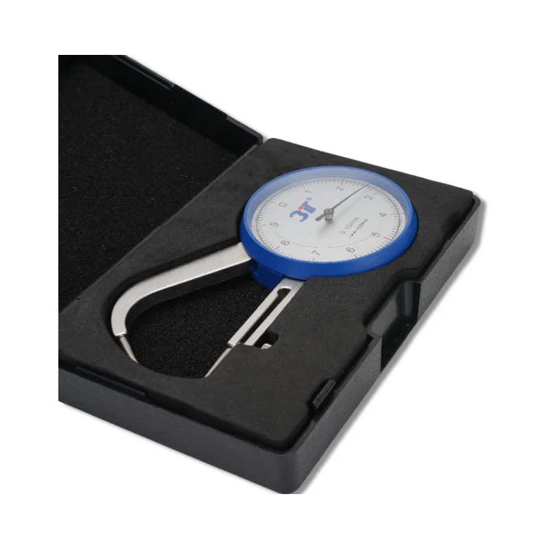 Mechanical Thickness Gauge, Optometry Tool For Lens Measurement, Non-Slip Transparent Metal Lab Equipment For Eyeglass Lens Proc