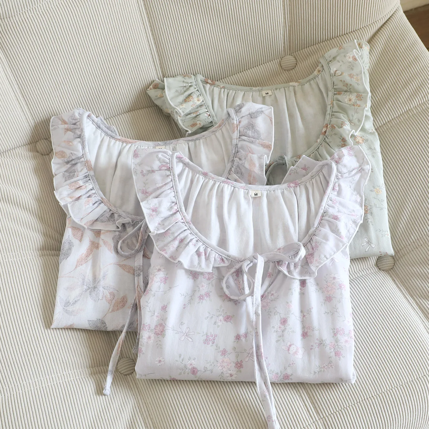 Summer Sleeveless Pajamas Dress Gauze Cotton Women's Nightgowns Thin Night Dress Sleepwear Female Floral Home Wear 2026 New
Summer Sleeveless Pajamas Dress Gauze Cotton Women's Nightgowns Thin Night Dress Sleepwear Female Floral Home Wear 2026 New