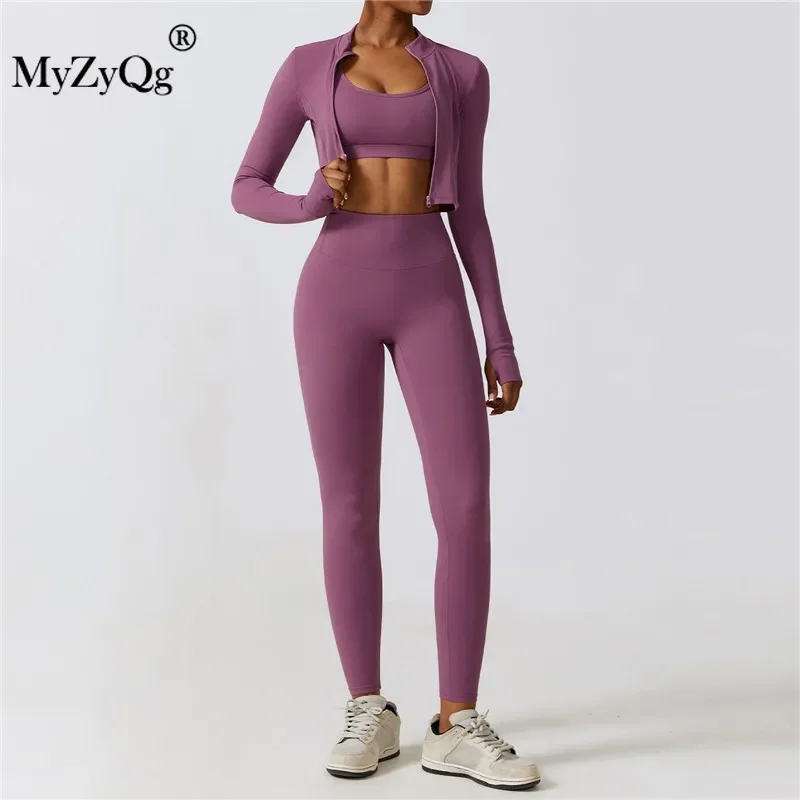 MyZyQg осень-зима женский спортивный костюм из 3 предметов для занятий спортом на открытом воздухе, йога, бюстгальтер, пальто, брюки, противоударный костюм-тройка с высокой талией, плотный костюм для фитнеса
MyZyQg осень-зима женский спортивный костюм из 3 предметов для занятий спортом на открытом воздухе, йога, бюстгальтер, пальто, брюки, противоударный костюм-тройка с высокой талией, плотный костюм для фитнеса